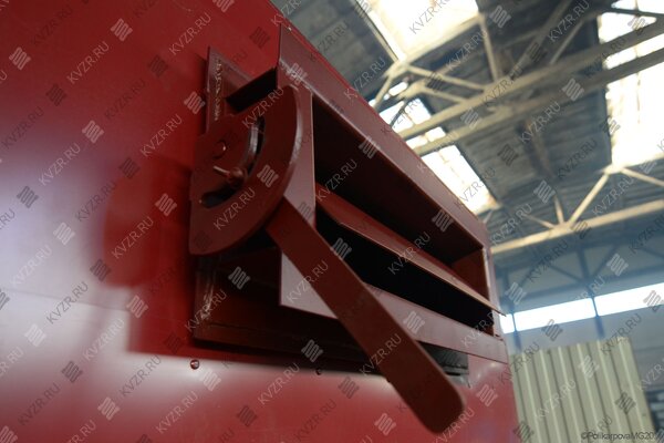 Шибер газохода котла с ОУР 1.74 МВт